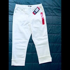 Frye women’s cuffed crop jeans